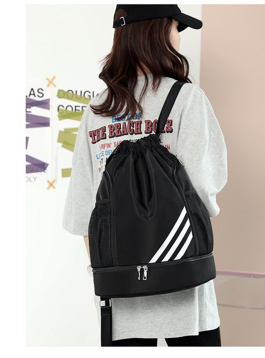 Outdoor Sports Backpack with Basketball Compartment