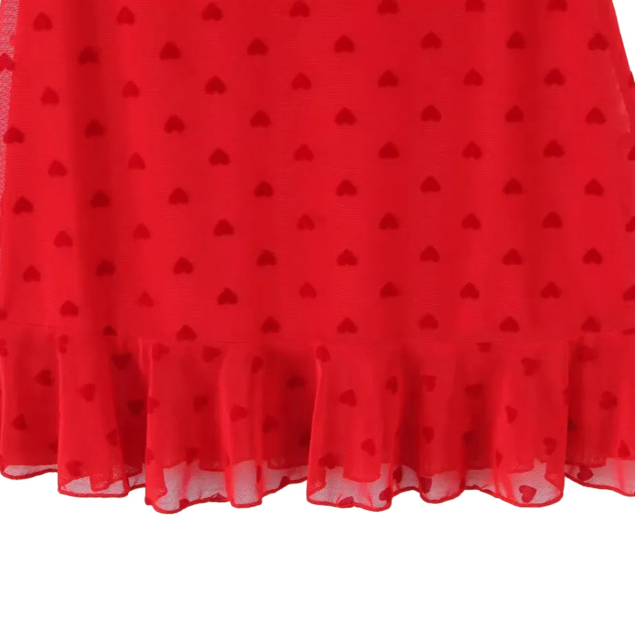 Vintage Style Spaghetti Strap Low Neck Mini Dress