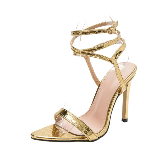 Sexy Lace-Up Stiletto Summer Sandals for Women