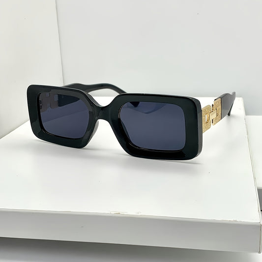 Women's Y2K-Inspired Square Fashion Glasses with PC Lenses & Polycarbonate Frame