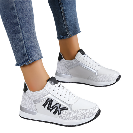 New large size women's shoes casual sports shoes color muffin