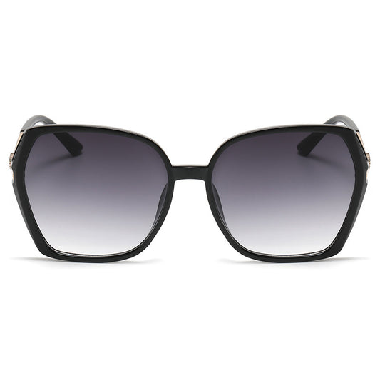 Women's European And American UV Resistant Large Frame Sunglasses