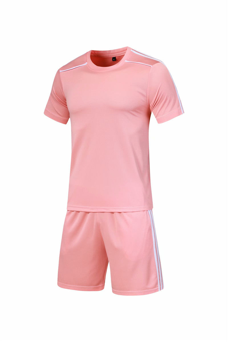 Print on Demand Men's And Women's Fashion Casual Short-sleeved Shorts Suit