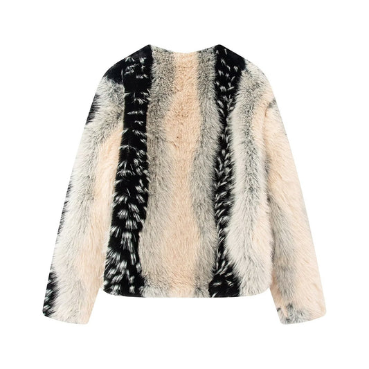 Women’s Artificial Fur Effect Jacket