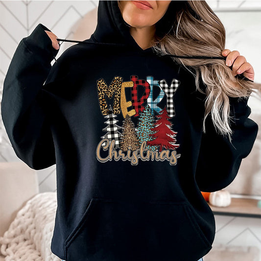 Christmas Graphic Hoodie for Women