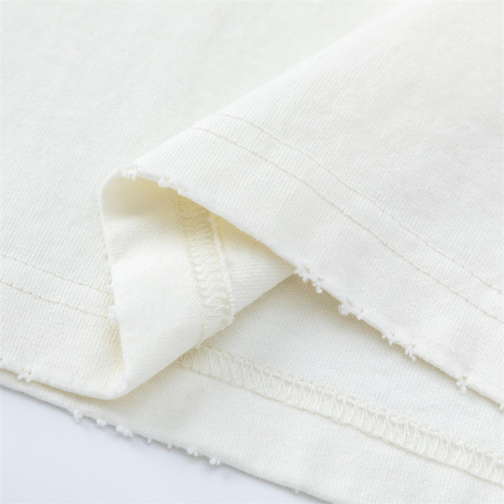 Cross printed short sleeved T-shirt