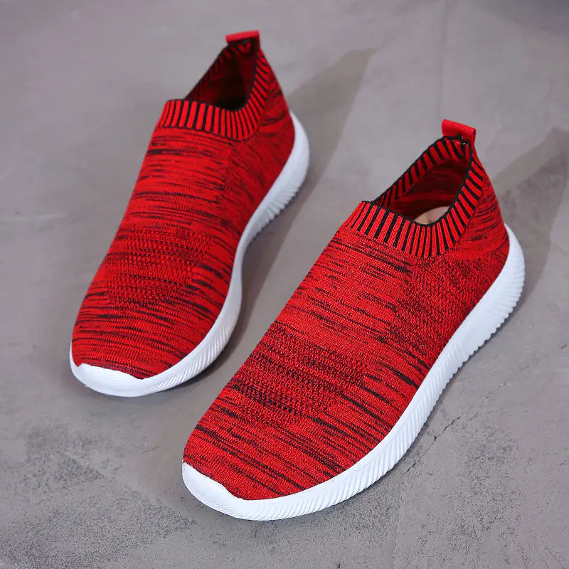 Comfortable Low-Top Women's Knitted Slip-On Shoes