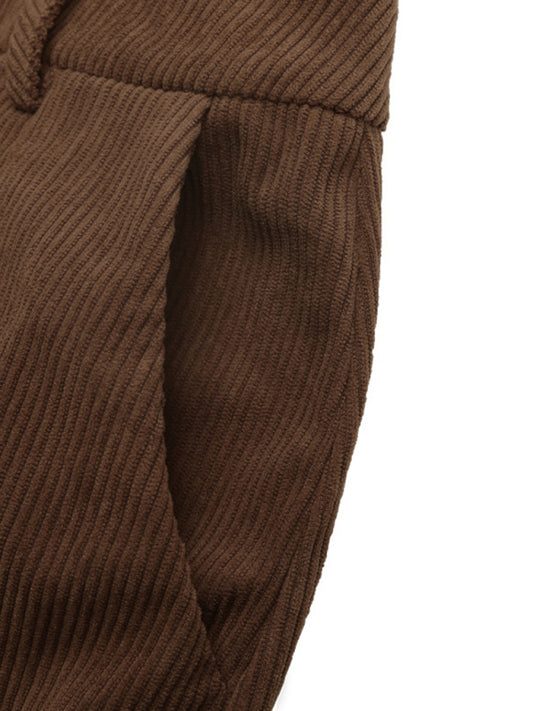 Vintage Corduroy Slit Skirt