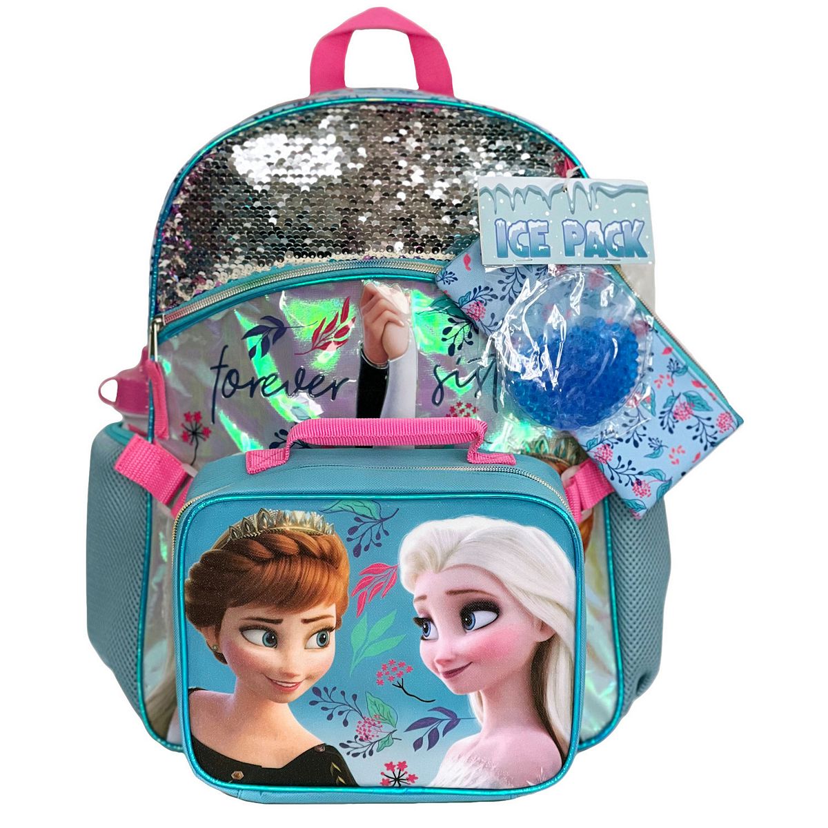 5-teiliges Rucksack-Set für Kinder „Die Eiskönigin“ von Disney
