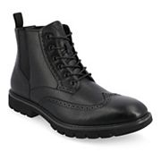 Vance Co. Bowman Tru Comfort Foam Wingtip-Stiefeletten für Herren