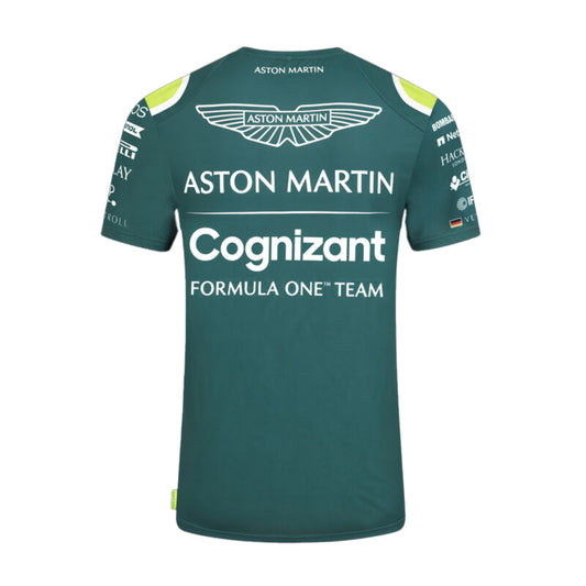 Aston Martin Cognizant F1 Offizielles Team Kurzarm Rundhals Grün Herren