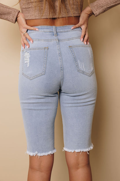 Kay Denim Bermuda Shorts-17