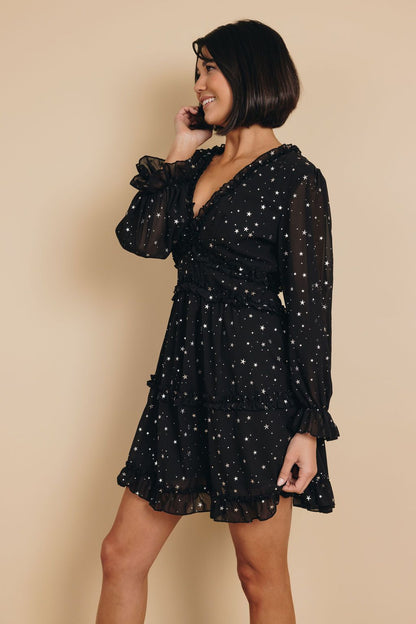Shining Star Ruffle Dress-12