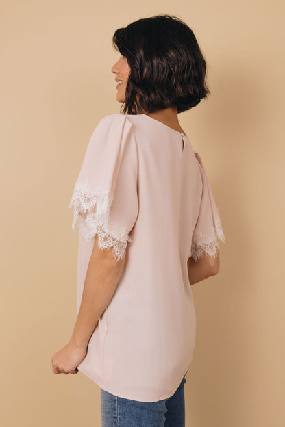 Misconception Satin Lace Top-6
