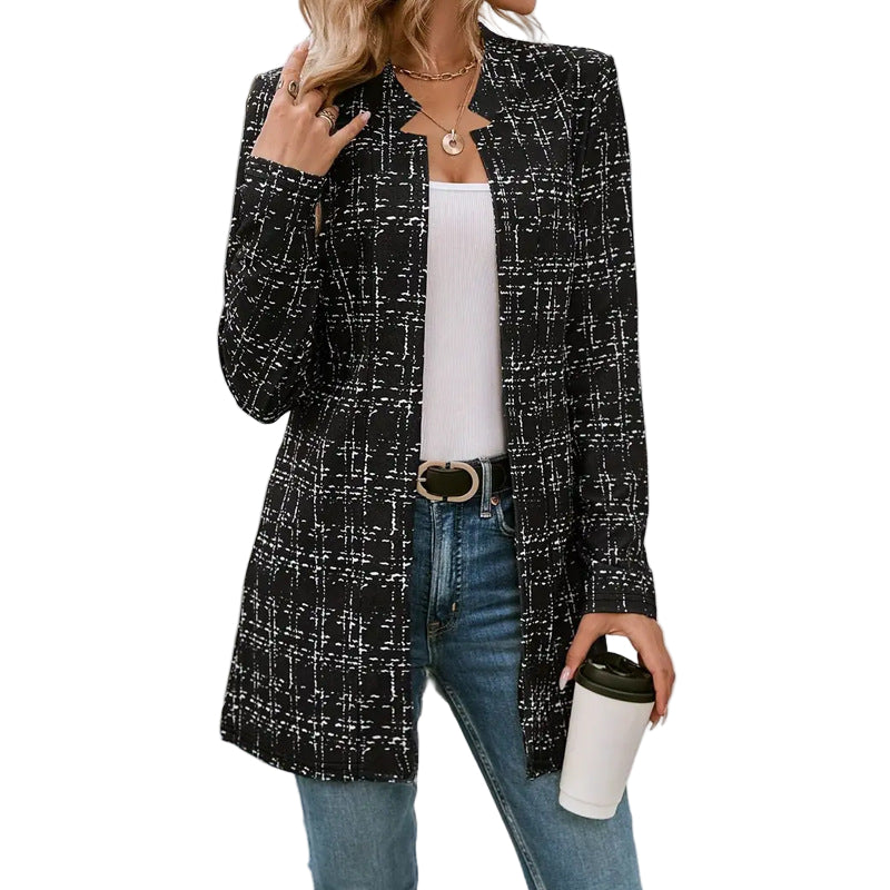 Women’s Slim Fit Blazer – European & American Style Fall/Winter Suit Jacket