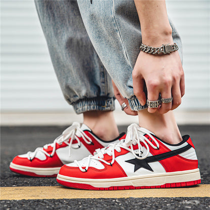 Sneaker „Star Dash“ in Weiß und Rot