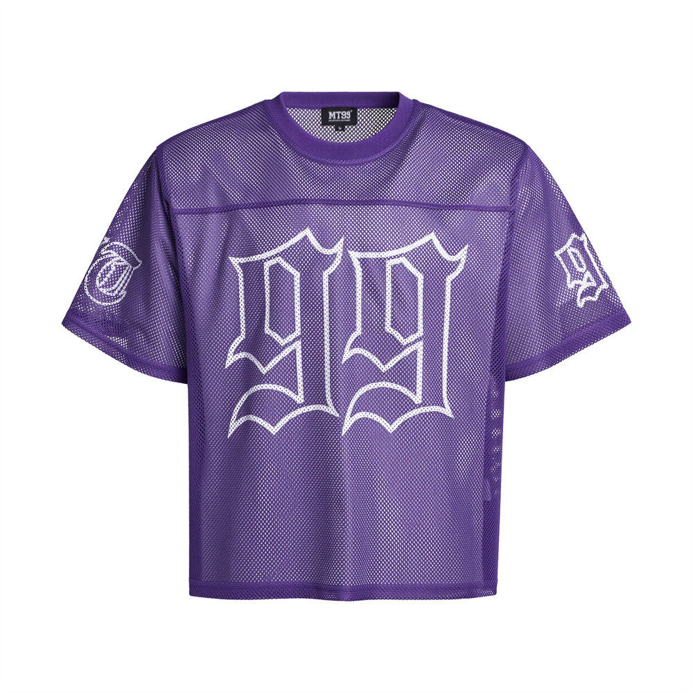 99 Digital Printed Breathable Mesh Sports Short Sleeve