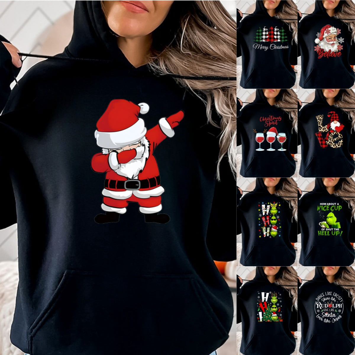 Christmas Graphic Hoodie for Women