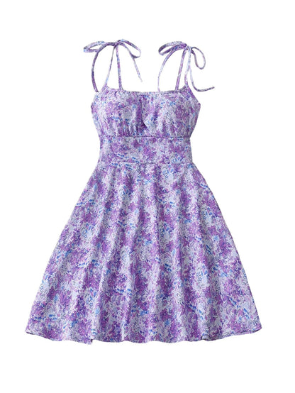 Floral Print A-Line Summer Dress for Women