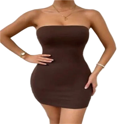 Ribbed Slim-Fit Bodycon Mini Dress