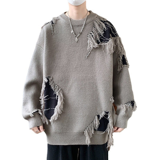Men’s Loose Casual Retro Idle Style Sweater