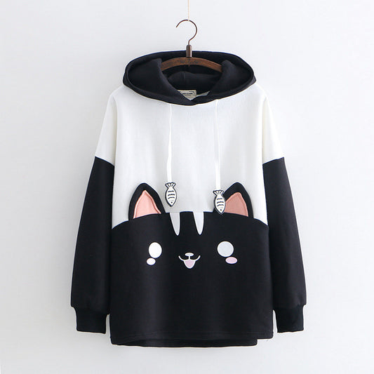 Women’s Oversized Hoodie – Casual Loose Fit Sweatshirt for Students