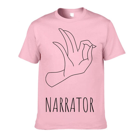 Men’s Gesture Print Short Sleeve T-Shirt – Casual Streetwear Graphic Tee