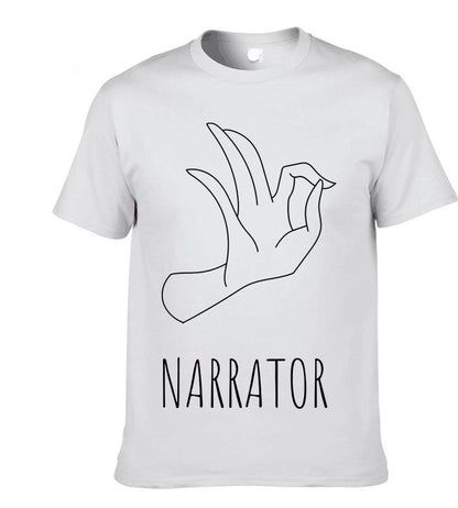 Men’s Gesture Print Short Sleeve T-Shirt – Casual Streetwear Graphic Tee