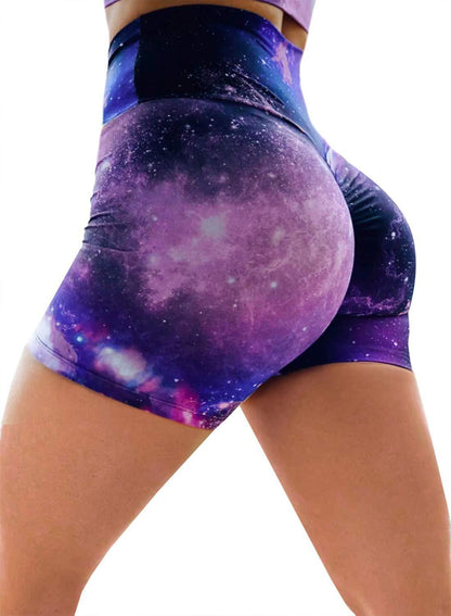 Classic Stretch Slim Yoga High Waist Hip Tight Three Point Shorts