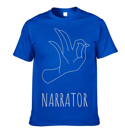 Men’s Gesture Print Short Sleeve T-Shirt – Casual Streetwear Graphic Tee