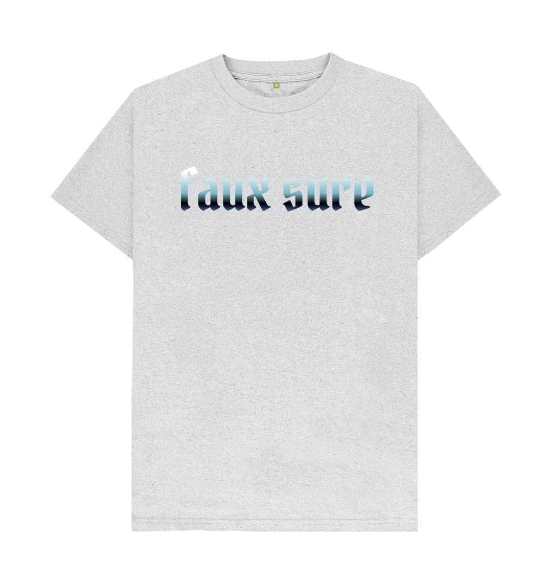 Grey Men's Faux Sure Print T-Shirts