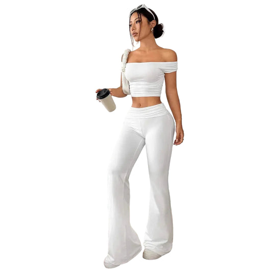 Elegant Pleated Silhouette Co-Ord Set