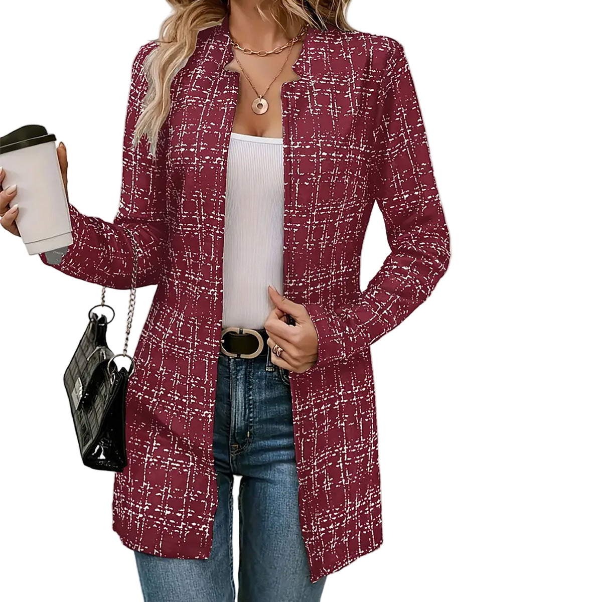 Women’s Slim Fit Blazer – European & American Style Fall/Winter Suit Jacket