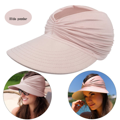 Women's New Empty Top Sunscreen Sports Beach Sun Hat