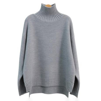 Women’s Cashmere Turtleneck Sweater – Soft Knitted Base Layer Pullover