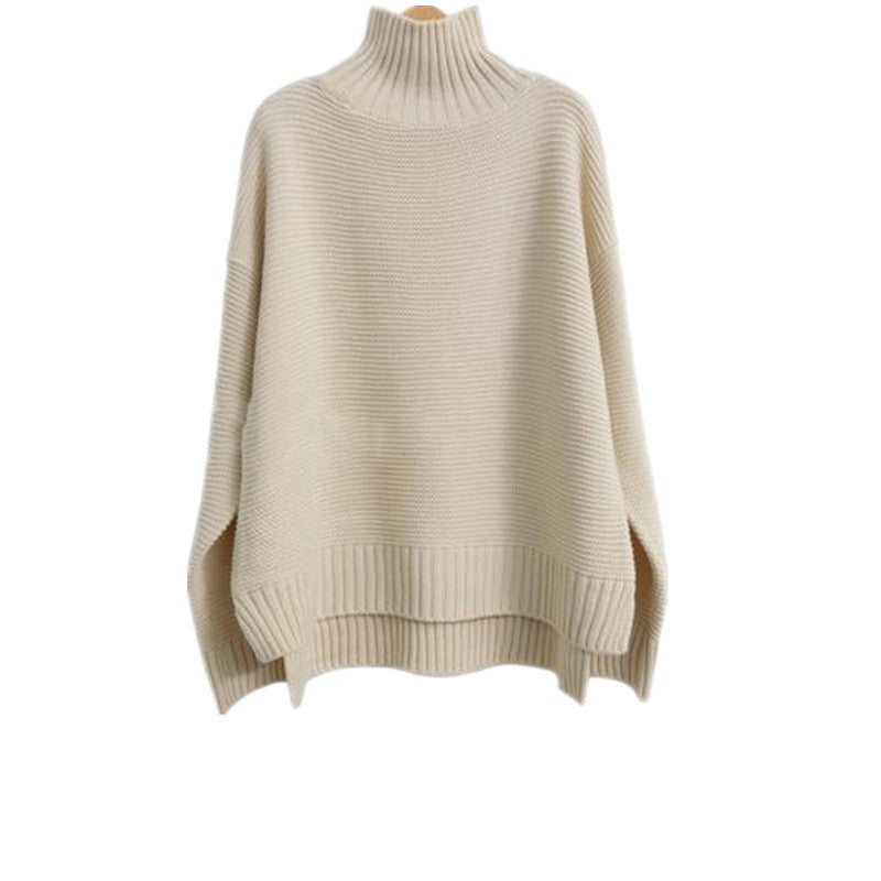 Women’s Cashmere Turtleneck Sweater – Soft Knitted Base Layer Pullover