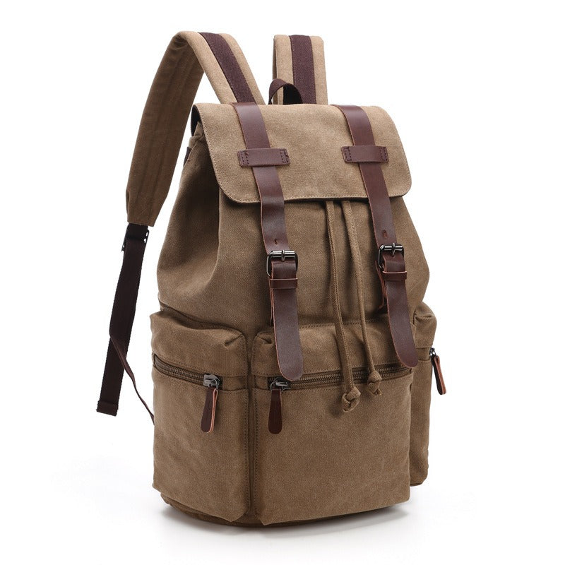 Durable Canvas Large Capacity Laptop & Travel Backpack