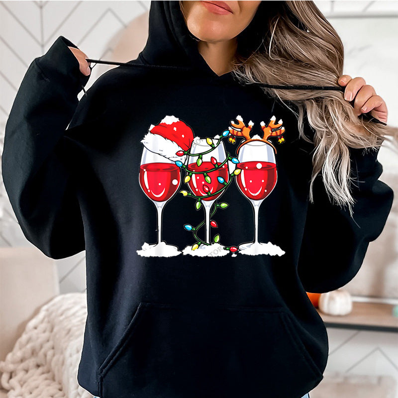 Christmas Graphic Hoodie for Women