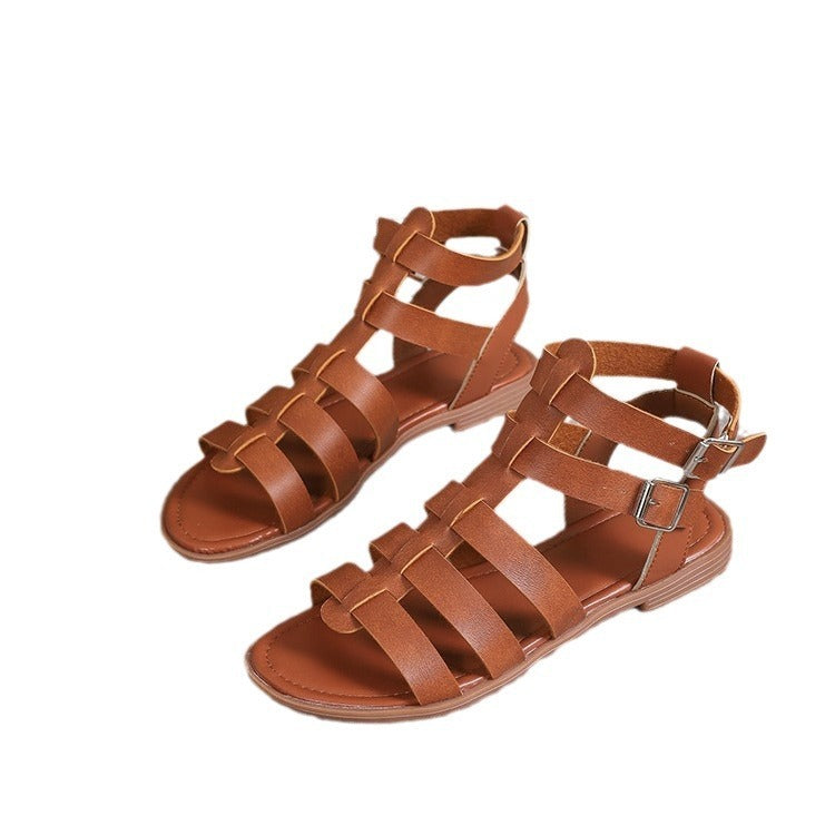 Women's Casual Thick Heel Non-slip Hollow Sandals