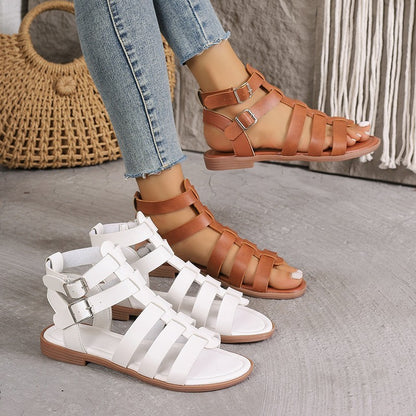 Women's Casual Thick Heel Non-slip Hollow Sandals