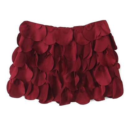 Fish scale half skirt sexy swinging collar hanging neck strap set