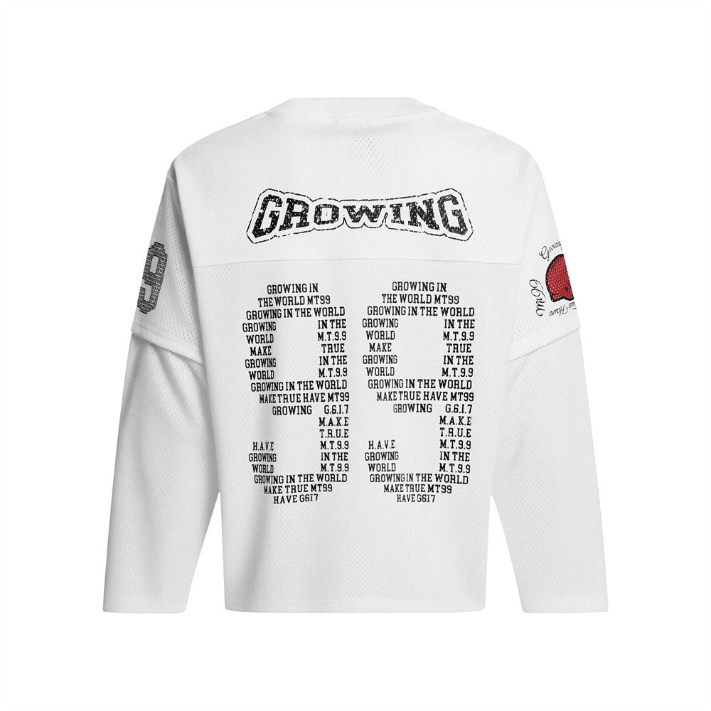 99 Digital Creative Printed Long Sleeve T-Shirt