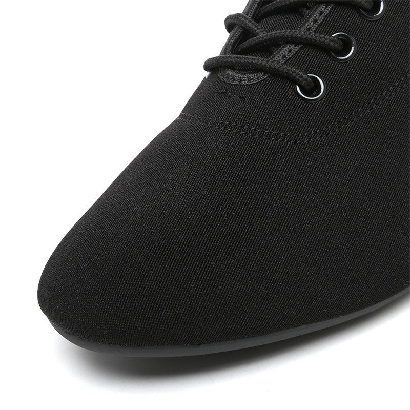 Oxford tuch moderne tanz schuhe lehrer outdoor freundschaft tanz schuhe hohe ferse square dance schuhe