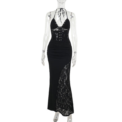 Sexy Figure-Hugging Lace Slip Dress for Women