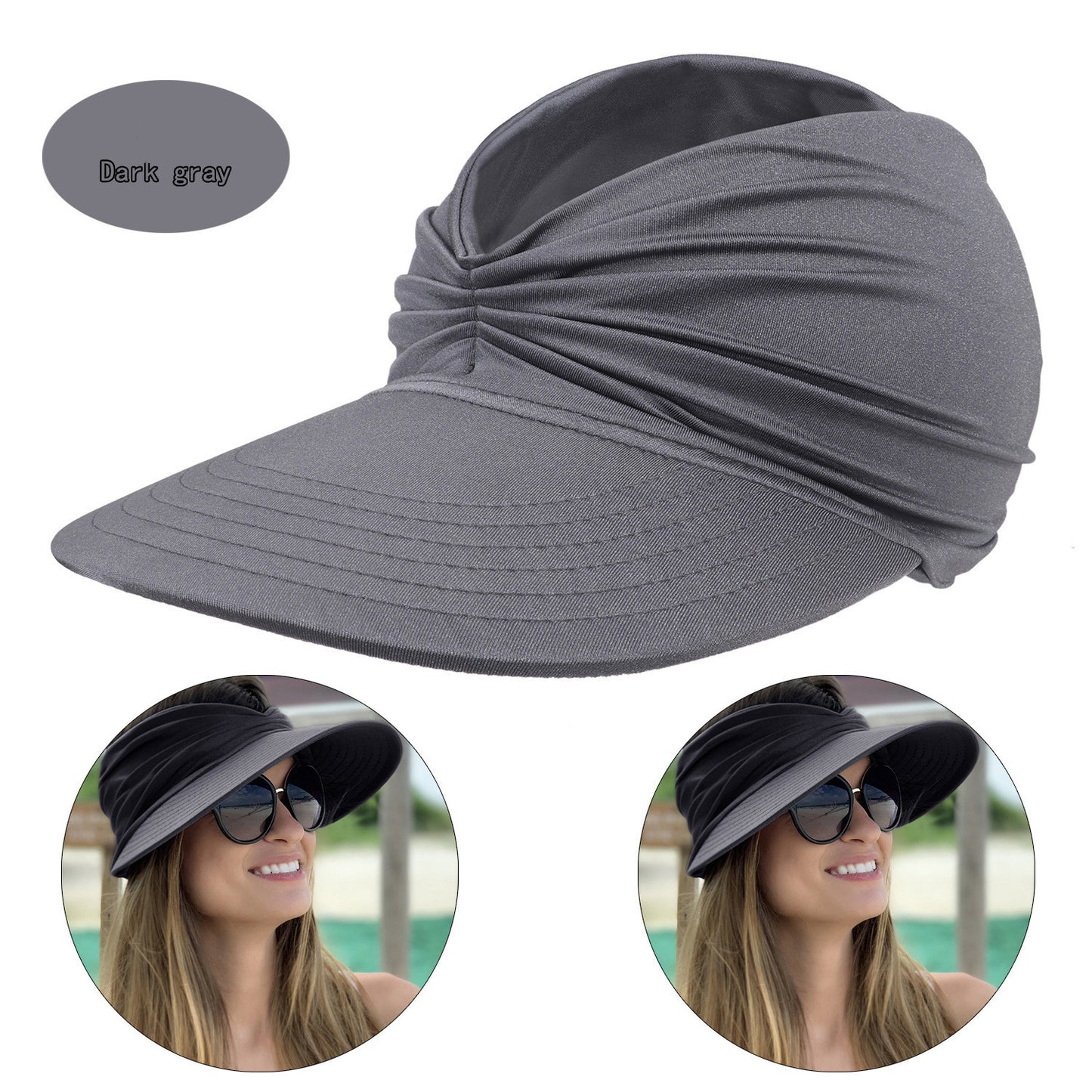 Women's New Empty Top Sunscreen Sports Beach Sun Hat