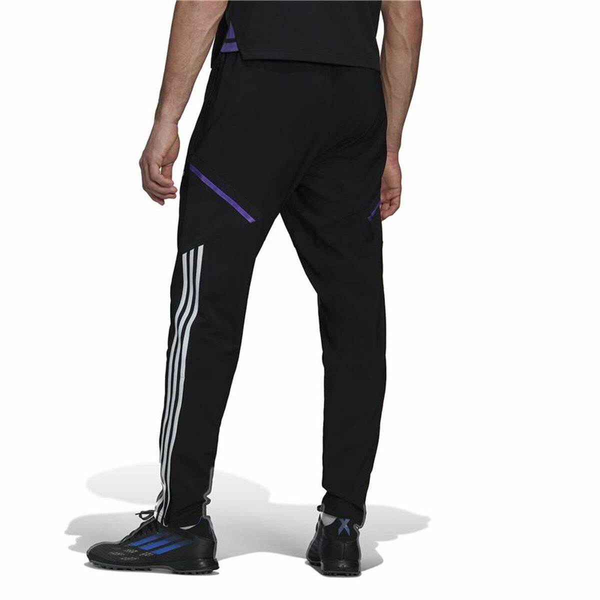 Football Training Trousers for Adults Adidas Condivo Real Madrid 22 Black Men-7