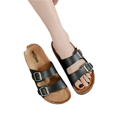 Unisex Slip-On Open-Toe Lightweight Breathable Sleek Sandal