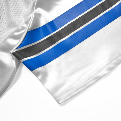 Mesh patchwork short sleeved T-shirt