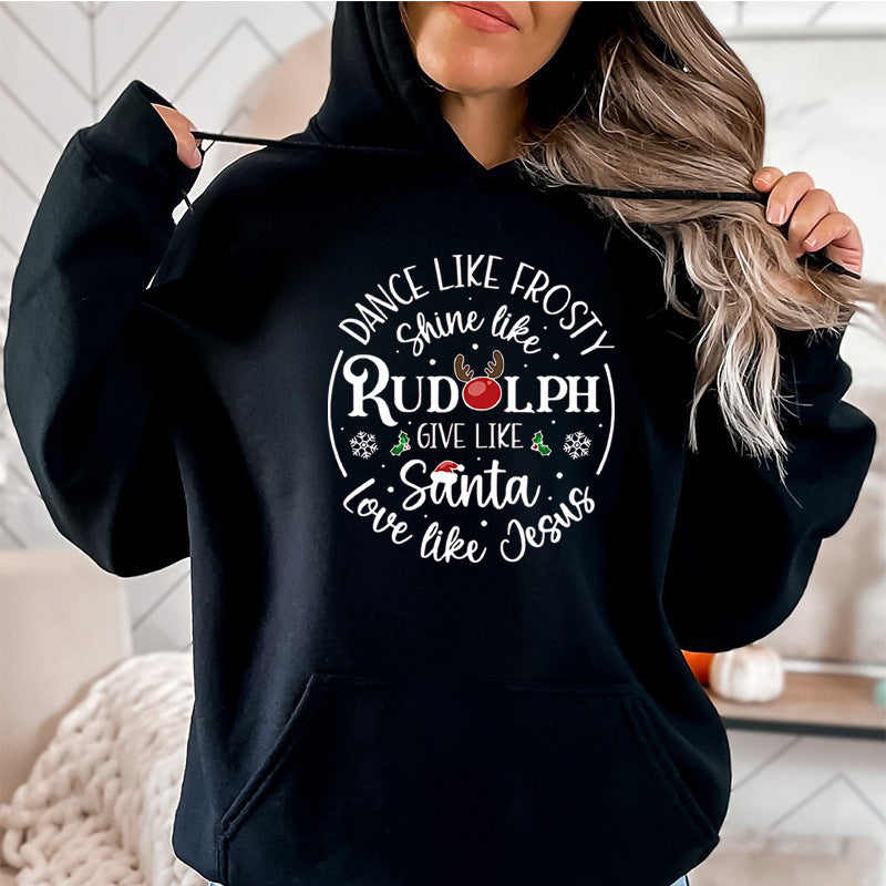 Christmas Graphic Hoodie for Women