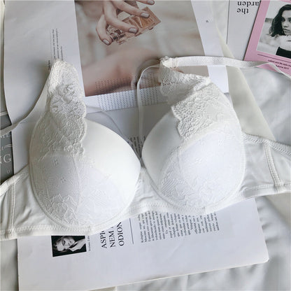 Plus Size Thin Lace Lingerie – Bust-Enhancing & Gathering Design